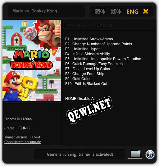 Mario vs. Donkey Kong: Читы, Трейнер +10 [FLiNG]