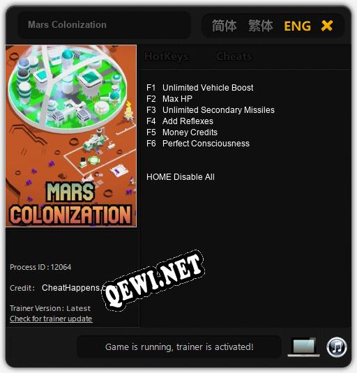 Mars Colonization: ТРЕЙНЕР И ЧИТЫ (V1.0.82)