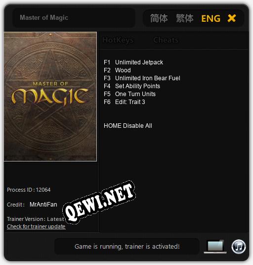 Master of Magic: Читы, Трейнер +6 [MrAntiFan]
