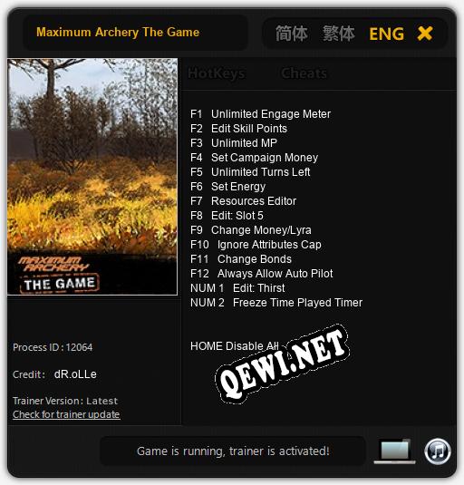 Maximum Archery The Game: ТРЕЙНЕР И ЧИТЫ (V1.0.55)