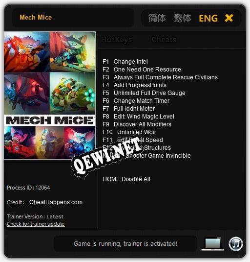 Mech Mice: Трейнер +13 [v1.8]