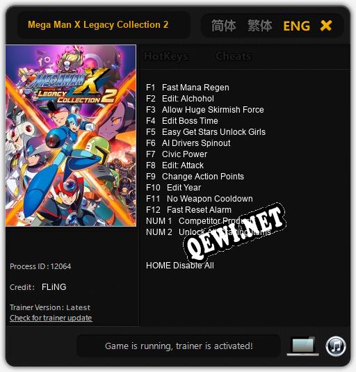 Mega Man X Legacy Collection 2: Трейнер +14 [v1.8]