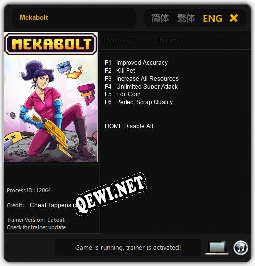 Mekabolt: ТРЕЙНЕР И ЧИТЫ (V1.0.62)