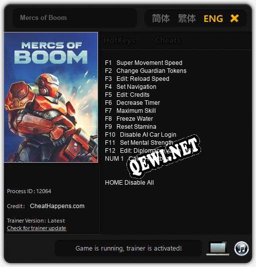 Mercs of Boom: ТРЕЙНЕР И ЧИТЫ (V1.0.33)