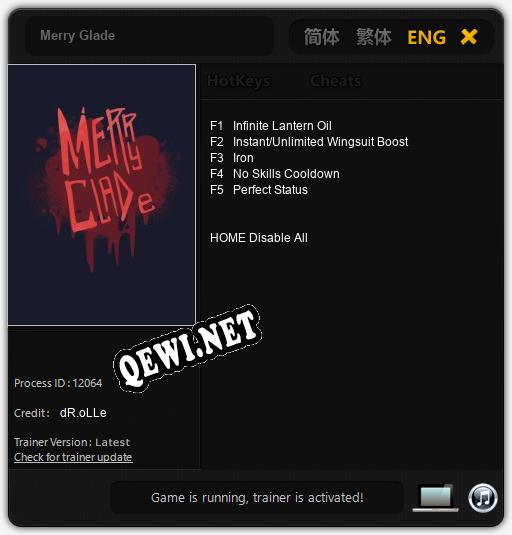 Merry Glade: Трейнер +5 [v1.9]