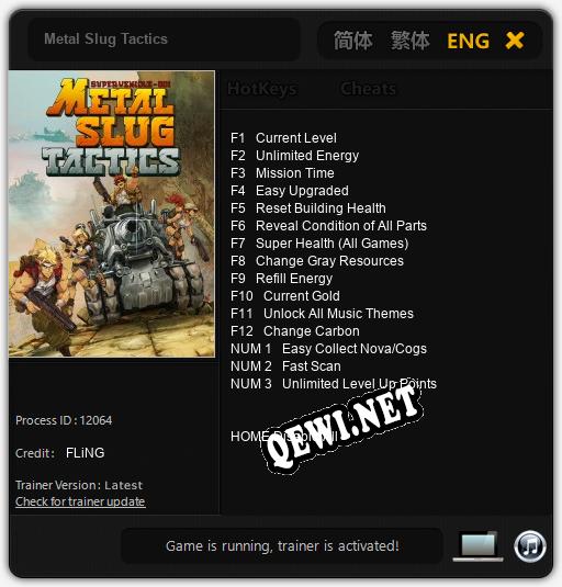 Metal Slug Tactics: Читы, Трейнер +15 [FLiNG]