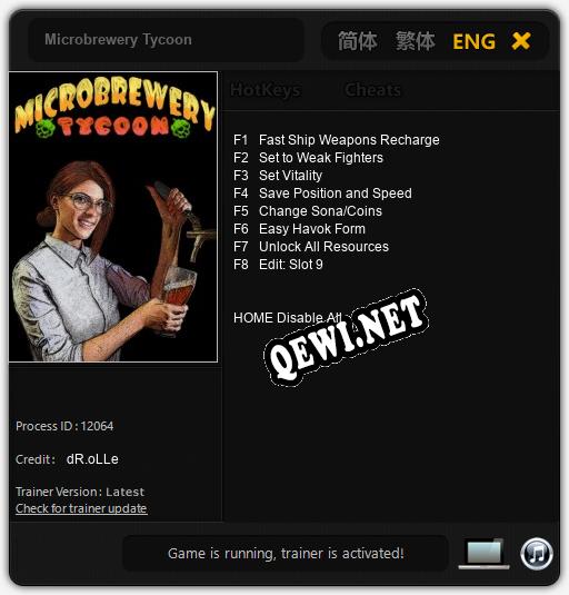 Microbrewery Tycoon: ТРЕЙНЕР И ЧИТЫ (V1.0.96)