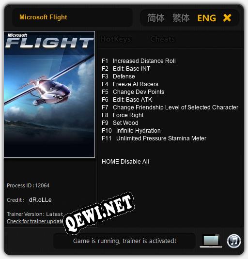 Трейнер для Microsoft Flight [v1.0.6]