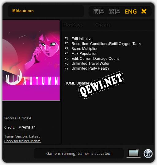 Трейнер для Midautumn [v1.0.4]