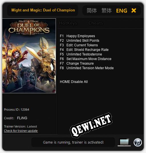 Might and Magic: Duel of Champions: ТРЕЙНЕР И ЧИТЫ (V1.0.66)