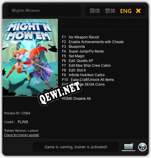 Mightn Mowem: Трейнер +11 [v1.9]