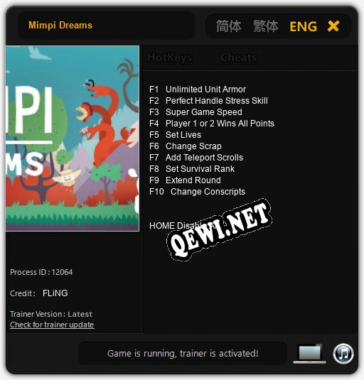 Mimpi Dreams: Читы, Трейнер +10 [FLiNG]