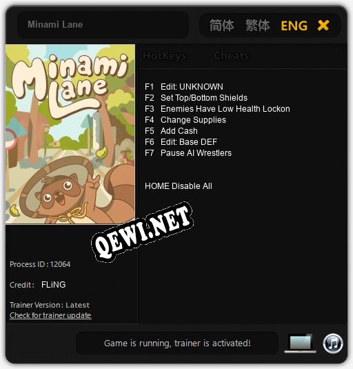Minami Lane: ТРЕЙНЕР И ЧИТЫ (V1.0.38)