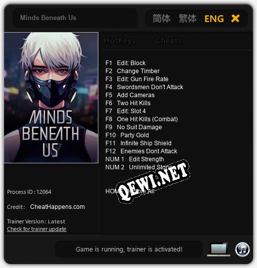 Minds Beneath Us: Читы, Трейнер +14 [CheatHappens.com]