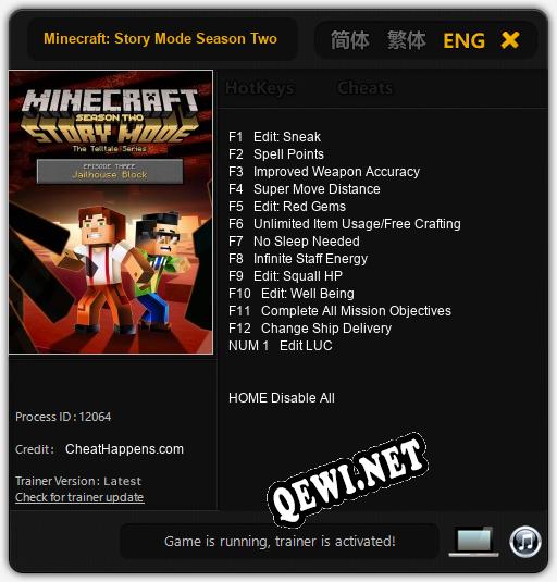 Minecraft: Story Mode Season Two Episode 3: Jailhouse Block: ТРЕЙНЕР И ЧИТЫ (V1.0.3)