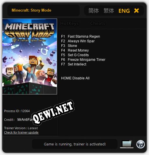Minecraft: Story Mode: ТРЕЙНЕР И ЧИТЫ (V1.0.69)