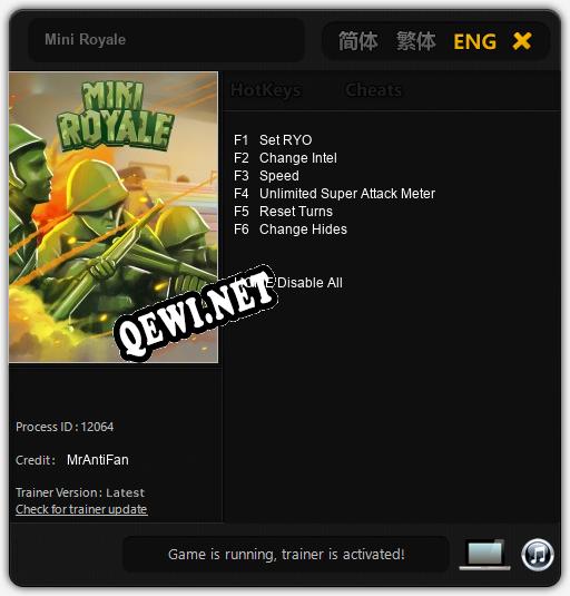 Mini Royale: Читы, Трейнер +6 [MrAntiFan]