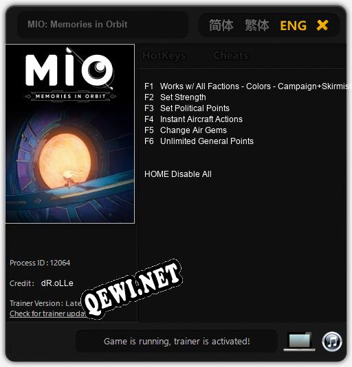 MIO: Memories in Orbit: Читы, Трейнер +6 [dR.oLLe]