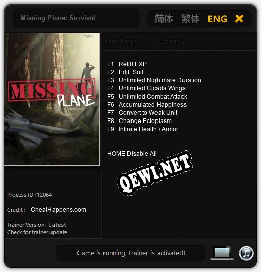 Missing Plane: Survival: ТРЕЙНЕР И ЧИТЫ (V1.0.91)