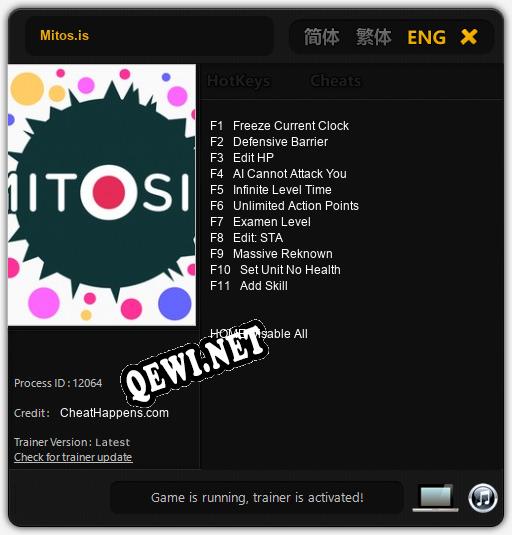 Mitos.is: Трейнер +11 [v1.7]