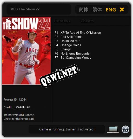 MLB The Show 22: ТРЕЙНЕР И ЧИТЫ (V1.0.59)