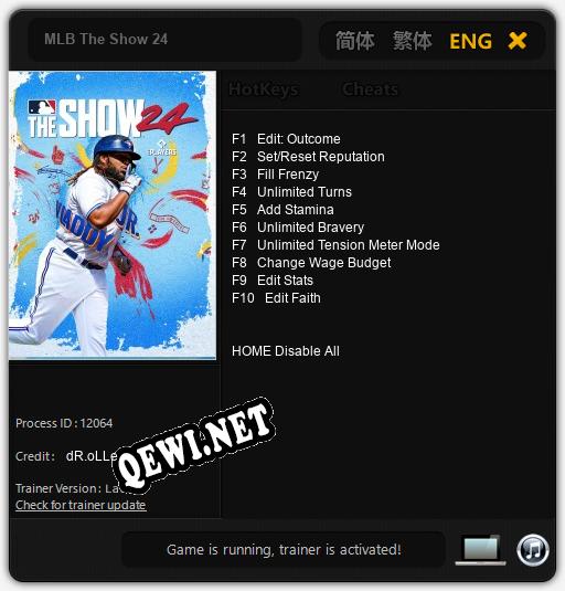 MLB The Show 24: Читы, Трейнер +10 [dR.oLLe]