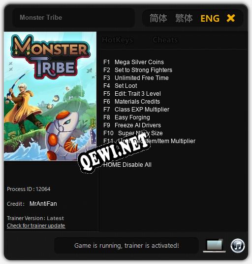 Monster Tribe: Читы, Трейнер +11 [MrAntiFan]