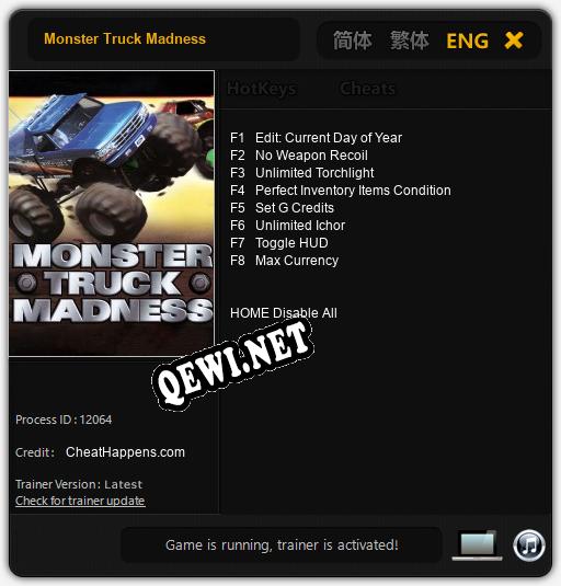 Monster Truck Madness: ТРЕЙНЕР И ЧИТЫ (V1.0.91)