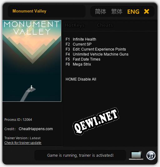 Monument Valley: ТРЕЙНЕР И ЧИТЫ (V1.0.63)