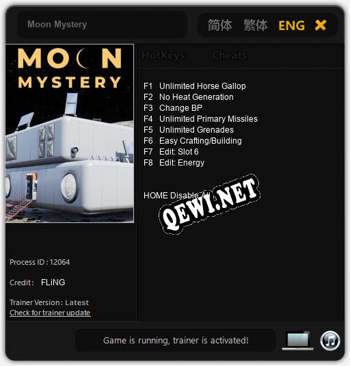 Moon Mystery: Читы, Трейнер +8 [FLiNG]