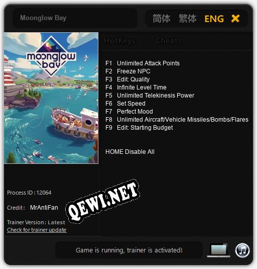 Moonglow Bay: Читы, Трейнер +9 [MrAntiFan]