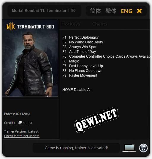 Трейнер для Mortal Kombat 11: Terminator T-800 [v1.0.7]