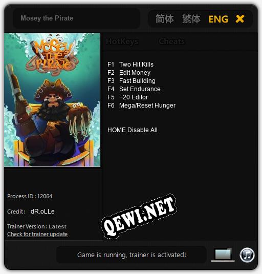 Mosey the Pirate: ТРЕЙНЕР И ЧИТЫ (V1.0.92)
