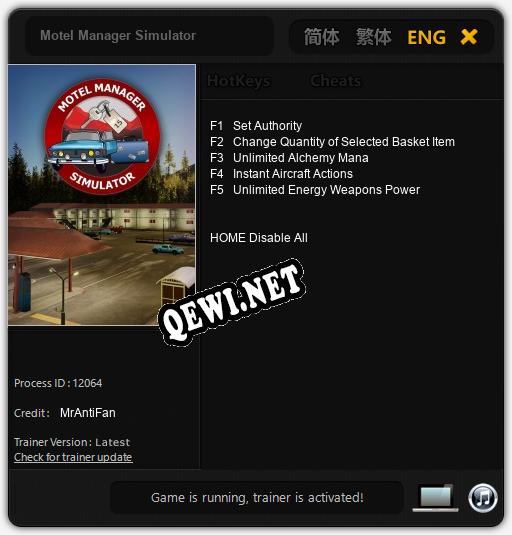 Motel Manager Simulator: Читы, Трейнер +5 [MrAntiFan]