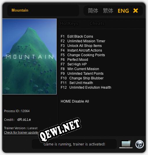 Mountain: Читы, Трейнер +12 [dR.oLLe]