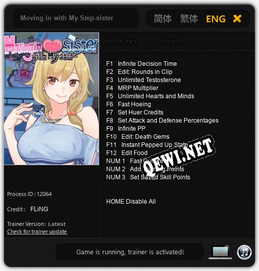 Moving in with My Step-sister: ТРЕЙНЕР И ЧИТЫ (V1.0.95)