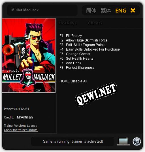 Трейнер для Mullet MadJack [v1.0.5]