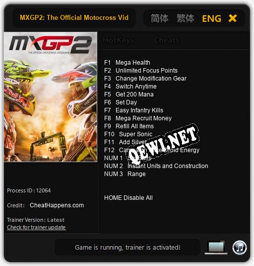 MXGP2: The Official Motocross Videogame: Трейнер +15 [v1.2]