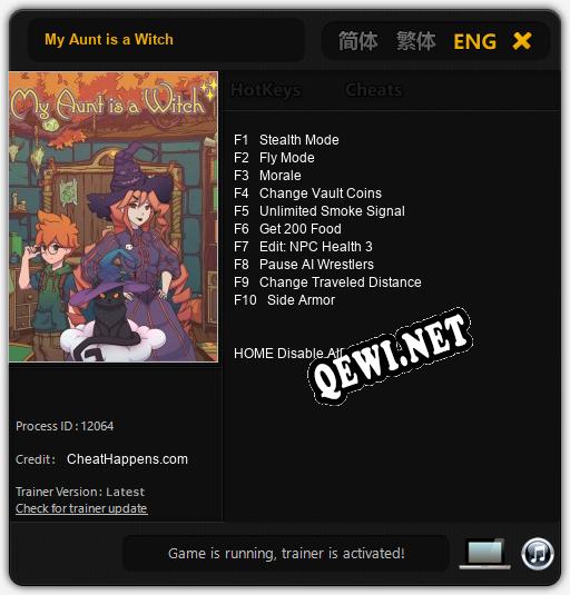 My Aunt is a Witch: Трейнер +10 [v1.3]