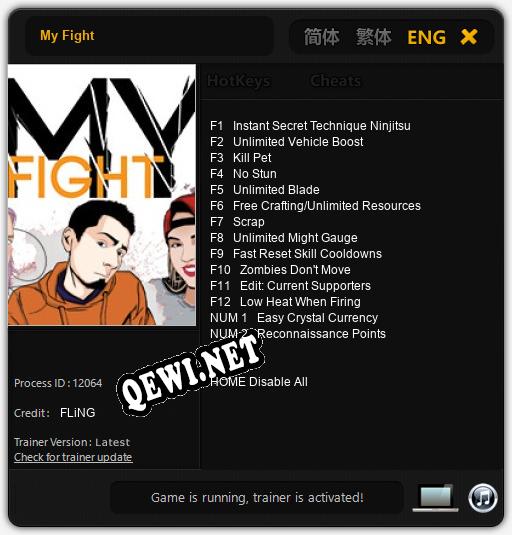 My Fight: Читы, Трейнер +14 [FLiNG]