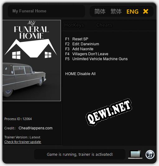 My Funeral Home: Читы, Трейнер +5 [CheatHappens.com]