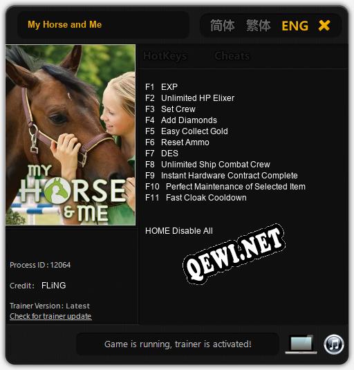 My Horse and Me: Читы, Трейнер +11 [FLiNG]