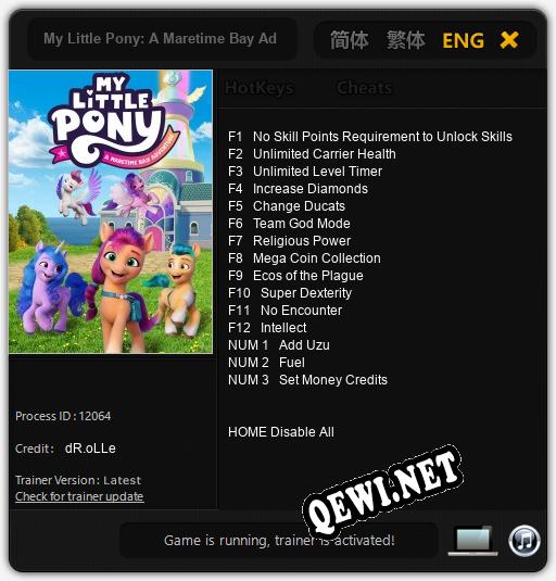 My Little Pony: A Maretime Bay Adventure: Читы, Трейнер +15 [dR.oLLe]