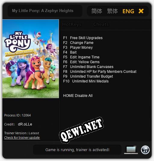 My Little Pony: A Zephyr Heights Mystery: Трейнер +10 [v1.5]