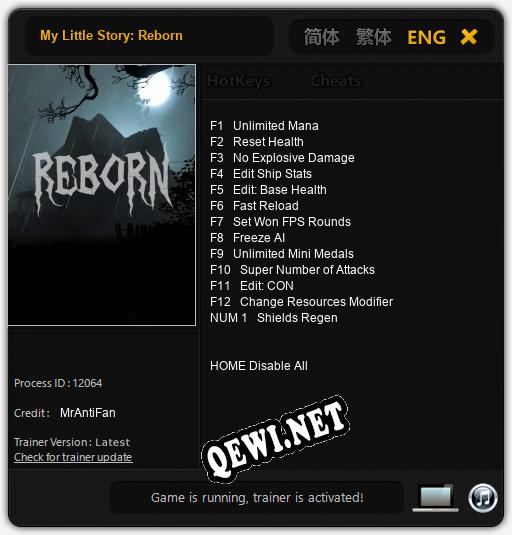 My Little Story: Reborn: Читы, Трейнер +13 [MrAntiFan]