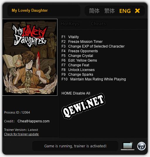 My Lovely Daughter: Трейнер +10 [v1.4]
