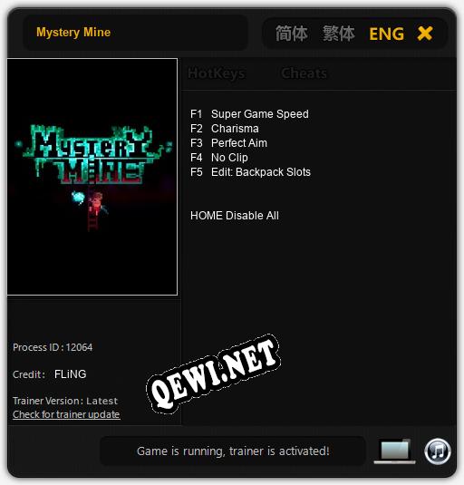 Mystery Mine: Трейнер +5 [v1.7]