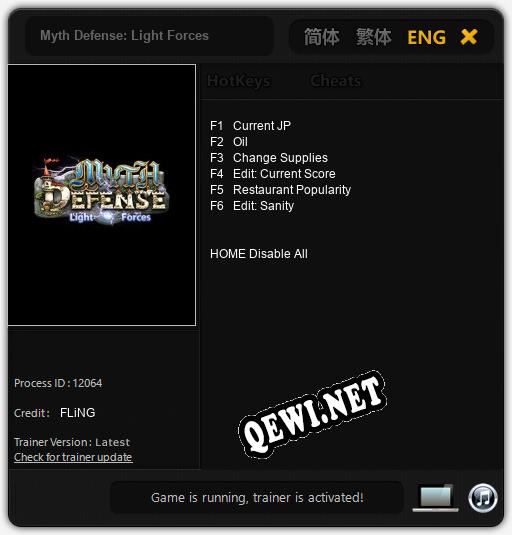 Myth Defense: Light Forces: Читы, Трейнер +6 [FLiNG]