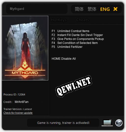 Mythgard: Трейнер +5 [v1.8]