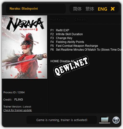 Naraka: Bladepoint: ТРЕЙНЕР И ЧИТЫ (V1.0.8)